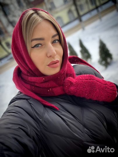 Шапка, варежки, косынка