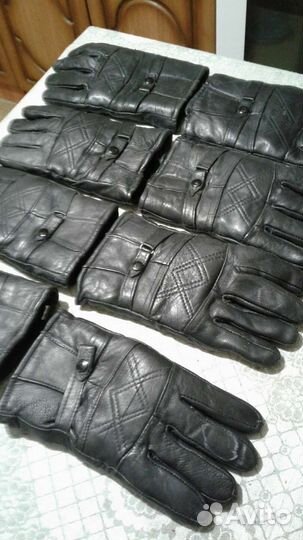 Мужские кожаные перчатки