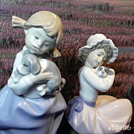 Nao By Lladro.Девочка.Статуэтки.Испания.Фарфор.Нао