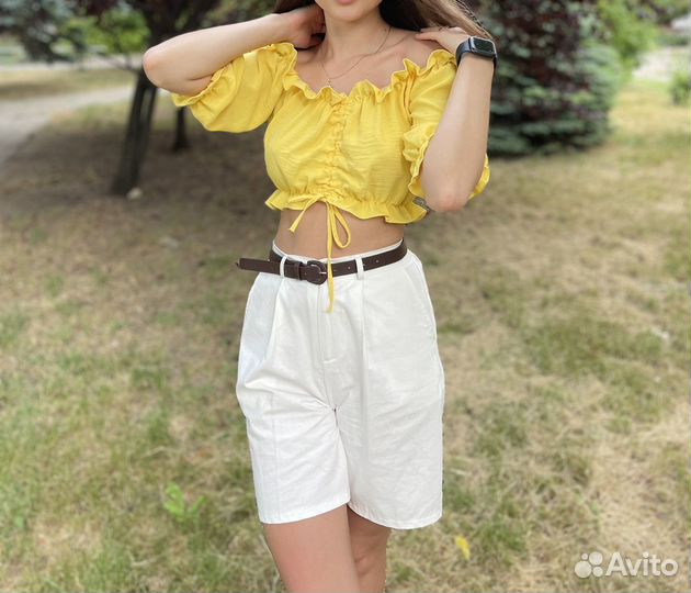 Шорты + блуза-топ