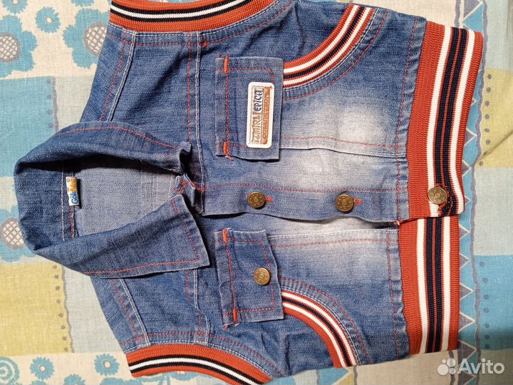 Джинсовая жилетка