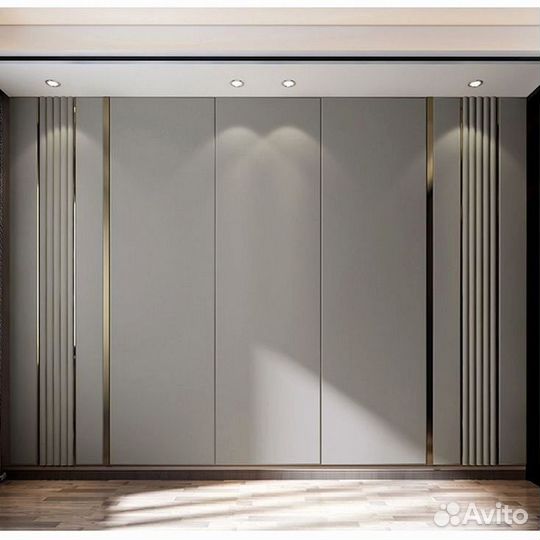 Шкаф распашной с фрезеровкой