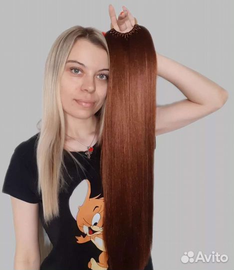 Афрохвост на резинке, накладной хвост