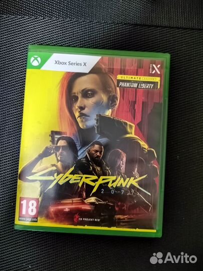 Диск Cyberpunk 2077 phantom liberty xbox series