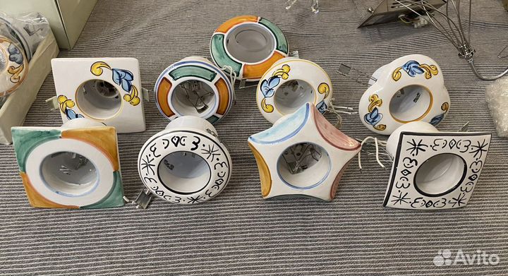 Точечные светильники керамические