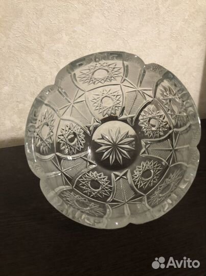Хрустальная ваза, салатник