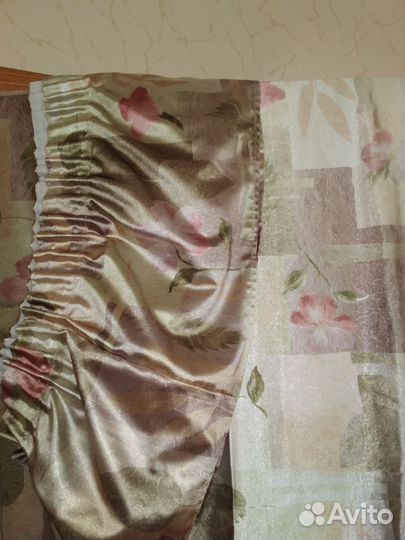 Шторы 2шт. с ламбрикеном