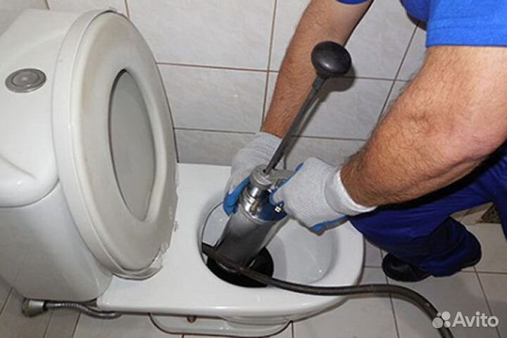 Прочистка канализационных труб, устранить засор