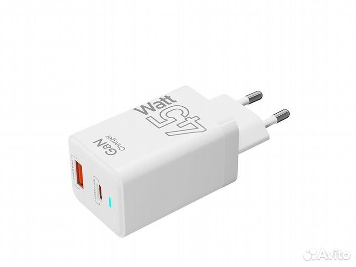 Блок питания Lyambda 45Вт GaN 2USB (PD+QC3.0)