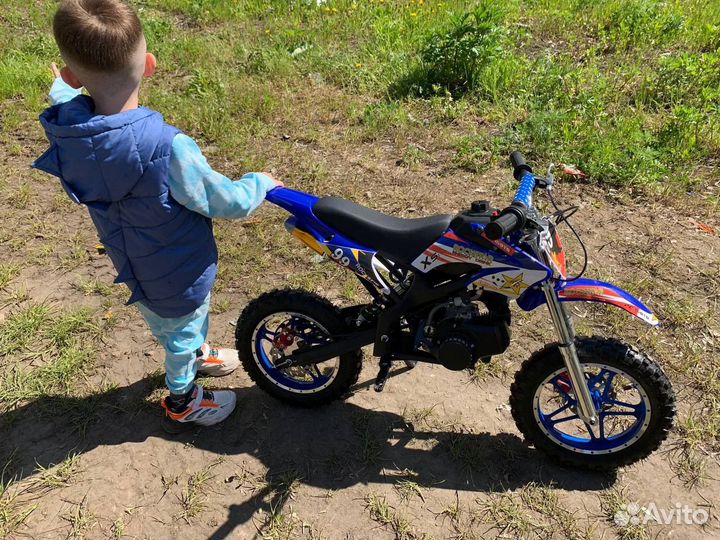 Детский мотоцикл бензиновый эндуро питбайк орион