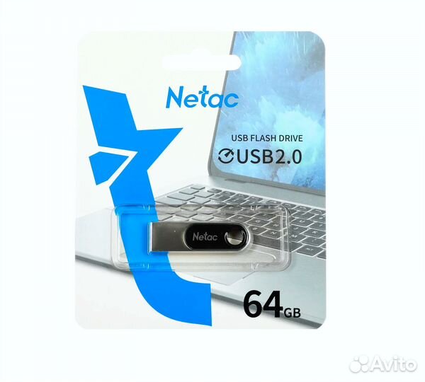 Новая Флешка 64GB Netac 