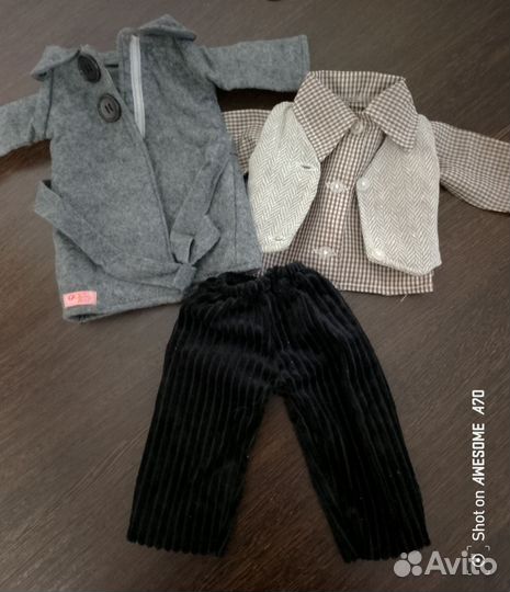 Комплект одежды для пупса типа беби бон