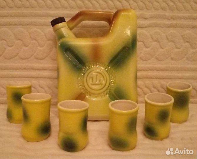 Набор штоф в упаковке (канистра со сопками)