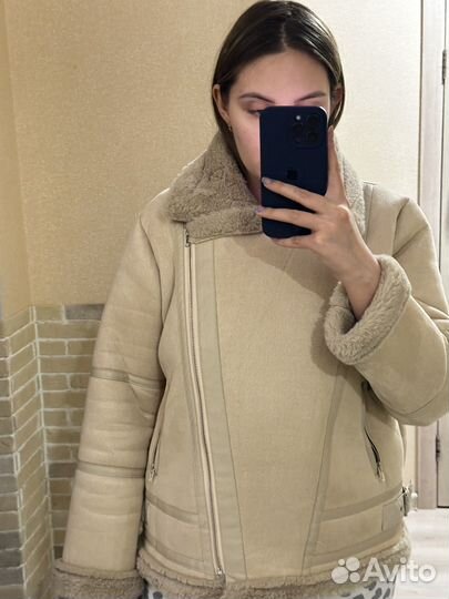 Дубленка женская 46 48 короткая
