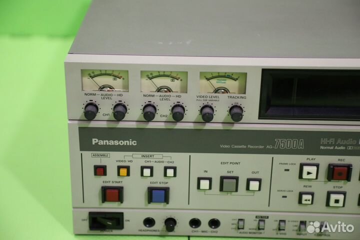 Видеомагнитофон Panasonic AG 7500А, S-VHS
