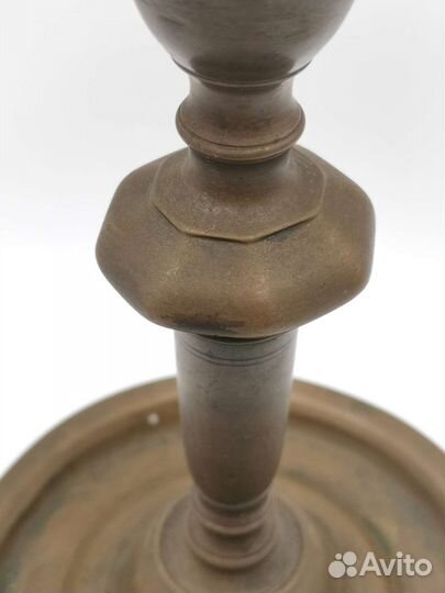 Подсвечник Латунь на одну свечу 17 см