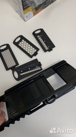 Терка для овощей и фруктов 5 насадок и держатель