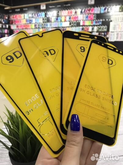 Защитное стекло на все модели Samsung + установка