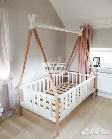 Детская кровать домик