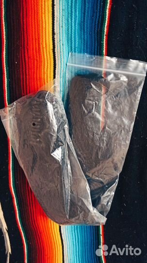 Хвост шиньон на крабе черный