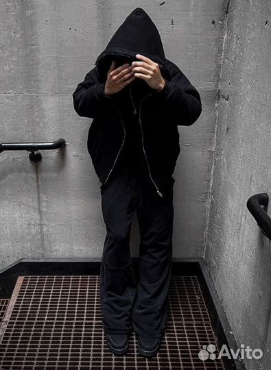 Двусторонняя меховая Шуба/Зипка Rick Owens Type