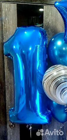 Цифра 1 + набор на годик