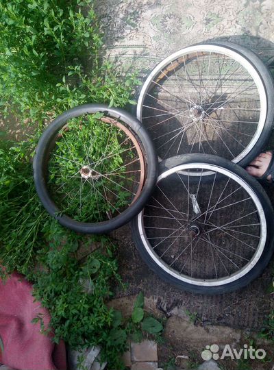 Рама под 24 колеса, Шатун, вилки