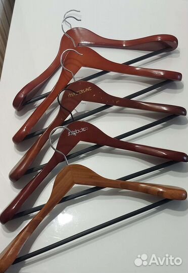 Вешалки плечики деревянные, 10 шт