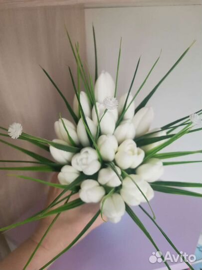 Букетики из мыла