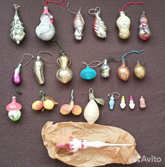 Елочные игрушки СССР