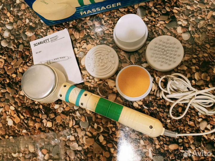 Электромассажер scarlett с 4 насадками