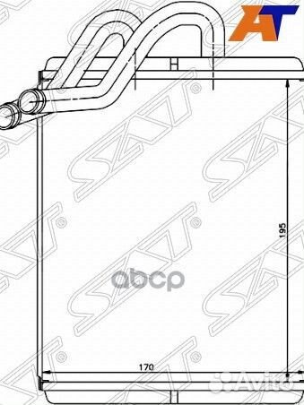 Радиатор отопителя салона KIA sorento 02