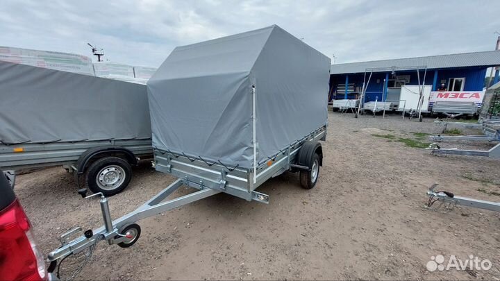 Прицеп 817712.022 для снегохода с тентом аэро 150