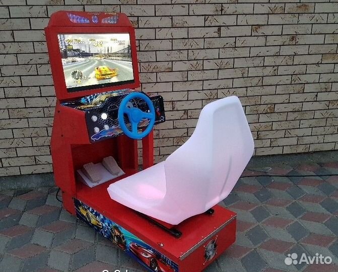 Детский игровой автомат гонки, автосимулятор