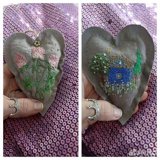 Саше с лавандой, игольница. Подарок из Крыма