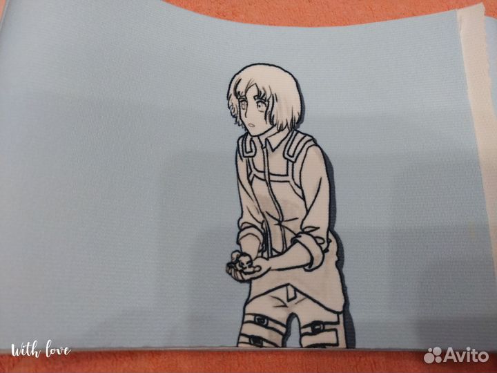 Широкая декоративная резинка аниме