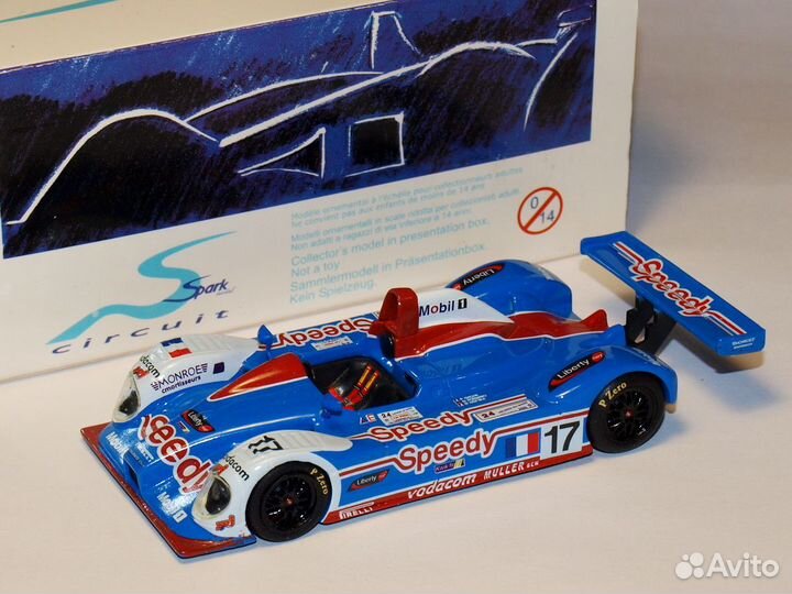 Модели спортивных автомобилей Спарк 1/43