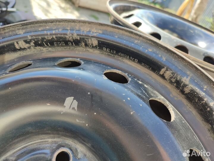 Стальные диски r15