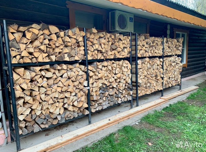 Сухие березовые дрова