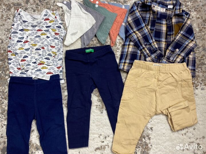 Пакет вещей на мальчика 80 86 размер