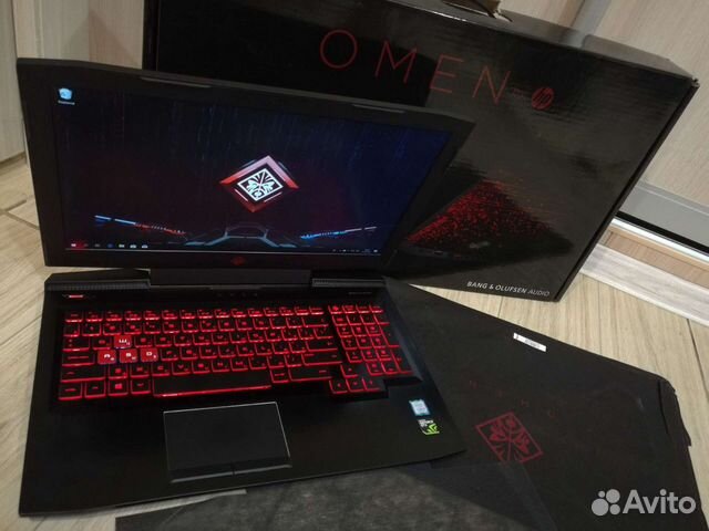 HP omen i5 7300HQ/DDR4-12Gb/HDD1tb/GTX1050