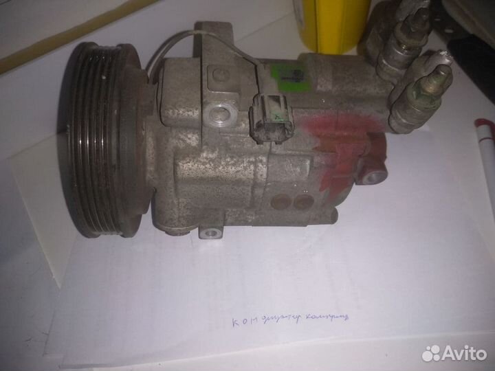 Компрессор кондиционера nissan note