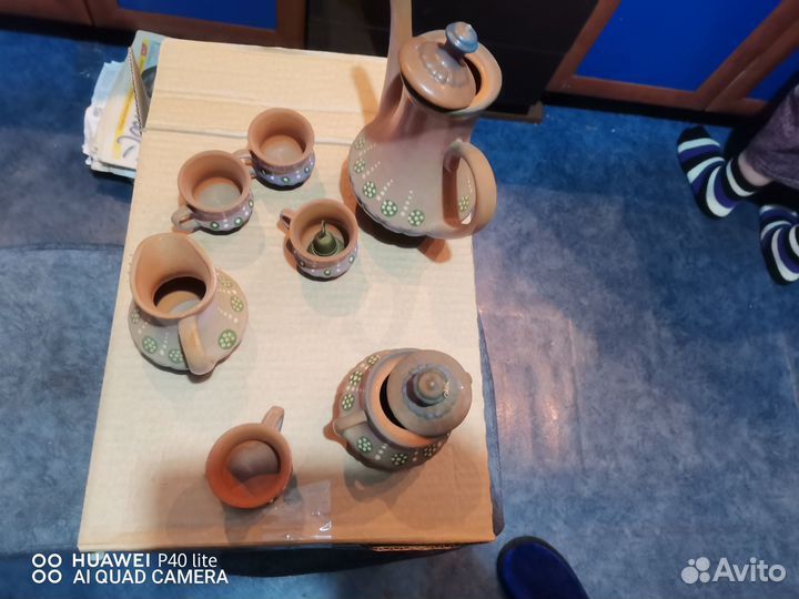 Набор глиняной посуды