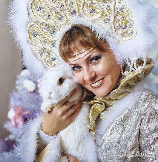 Дед Мороз и Снегурочка самые настоящие