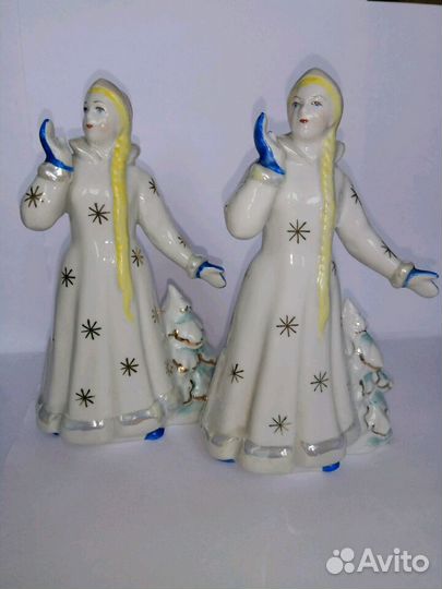 Статуэтка Снегурочка Дулево фарфор