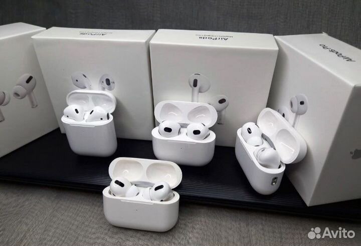 Наушники AirPods Pro 2/ AirPods 3/2 + чехол