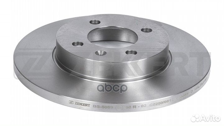 Диск торм. перед. seat toledo I 95- VW golf I