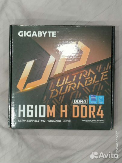 Материнская плата Gigabyte H610M H (новая)
