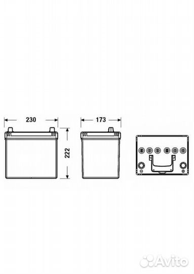 Exide EFB EL604 60Ач