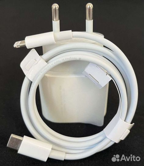 Быстрая зарядка на iPhone сзу Блок питания+кабель